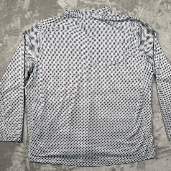 1764 Quarter Zip Pullover Mens XXL Light Blue Performance Golf Mock Neck - Picture 8 of 9